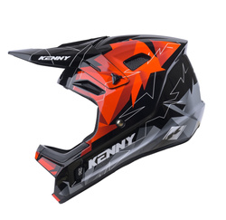 KENNY RACING KASK ROWEROWY MTB DECADE GRAPHIC SMASH RED KOLOR CZERWONY ROZMIAR L (MIPS)
