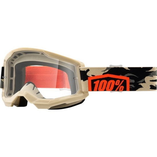 Gogle 100% Strata 2 Kombat Szyba Przezroczysta