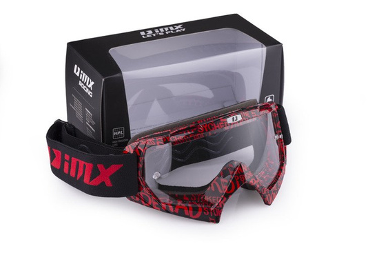 Gogle IMX MUD Graphic Red - szybka przezroczysta