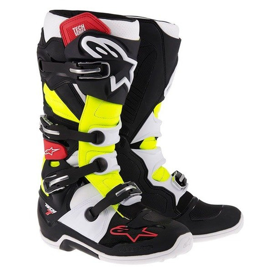 Buty Cross ALPINESTARS TECH 7 Żółto/Czerwone