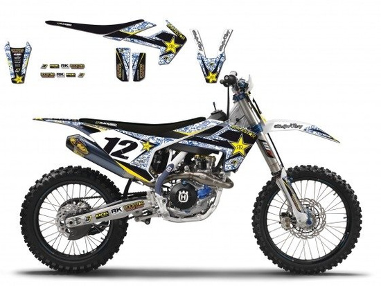 Okleina i Pokrowiec Siedzenia BLACKBIRD ROCKSTAR ENERGY HUSQVARNA FC/TC 2016-2018 FE/TE 2017-2018