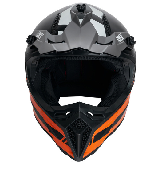 Kask iMX FMX-02 czarno biały