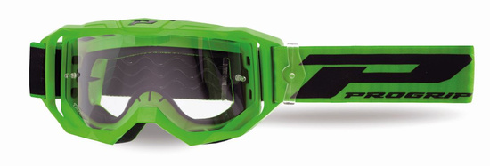 PROGRIP 2024/11 GOGLE PG3300-413 TR VISION KOLOR ZIELONY MAT (SZYBA PG3310 PRZEZROCZYSTA ANTISCRATCH, NO FOG, ANTI UV)