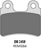 DELTA BRAKING KLOCKI HAMULCOWE KH303 - ZASTEPUJĄ DB2450QD-D I DB2450MX-D