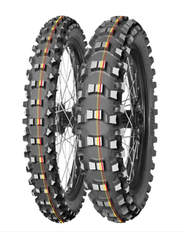 MITAS OPONA 80/100-21 TERRA FORCE-MX SM 51M (CZERWONO-ŻÓŁTY PASEK) TT PRZÓD DOT 2024 (DOT:JMDC/JODC) (460089)