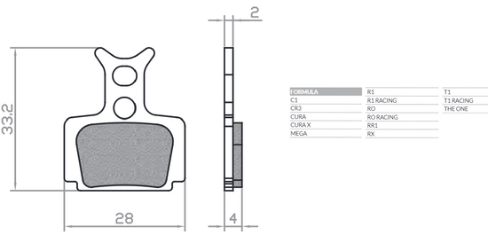 PROMOCJA BRENTA BIKE KLOCKI HAMULCOWE ROWEROWE SINTER SPIEKANE METALICZNE MTB / SZOSA / ELEKTRYK PASUJE DO FORMULA CURA, RO RACING, T1 RACING, R1 RACING, R1, C1, CR3, T1, RO, MEGA, THE ONE, RX, RR1