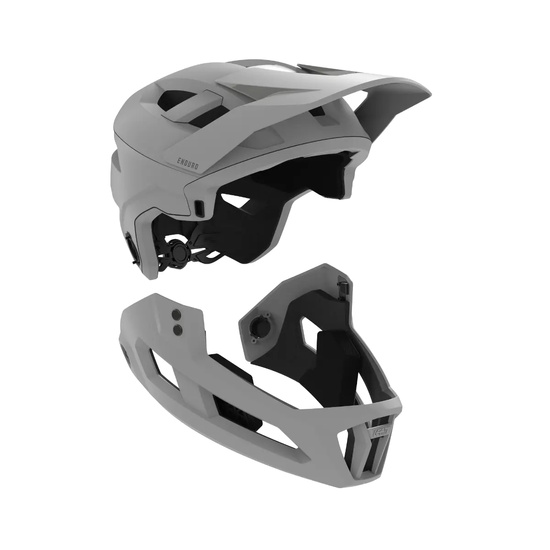 LEATT KASK ROWEROWY MTB ENDURO 2.0 (WYPINANA SZCZĘKA) V23 STEALTH KOLOR CZARNY ROZMIAR L (59-63 cm)