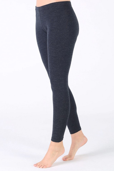 WOOLONA NORTE SPODNIE (LEGGINSY) TERMOAKTYWNE DAMSKIE (100% WEŁNY MERINO) KOLOR ANTRACYT ROZMIAR XL