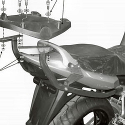 KAPPA STELAŻ KUFRA CENTRALNEGO SUZUKI GSX 650F (08-14), 1250 F (10-15), GSF 650 BANDIT / S / ABS (05-11), 1200 / 1250 BANDIT / S (06-11) ( BEZ PŁYTY