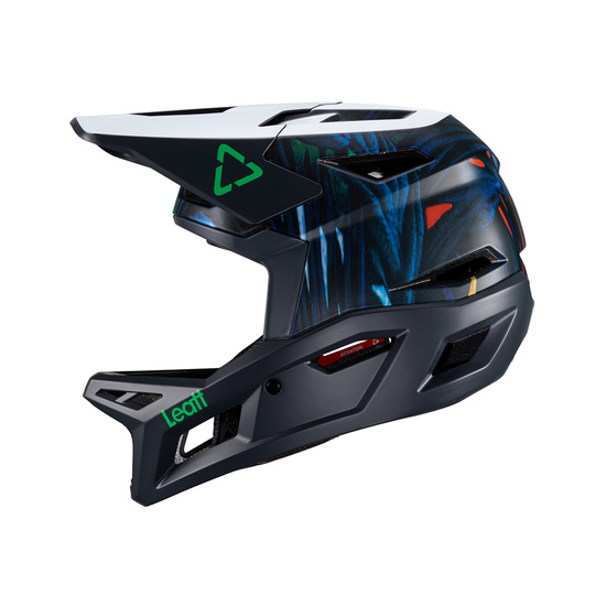 LEATT KASK ROWEROWY MTB GRAVITY 4.0 V24 HELMET JUNGLE KOLOR GRANATOWY/BIAŁY ROZMIAR S (55-56 cm)