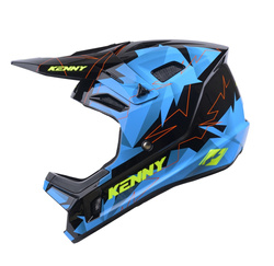 KENNY RACING KASK ROWEROWY MTB DECADE GRAPHIC SMASH BLUE KOLOR NIEBIESKI ROZMIAR L (MIPS)