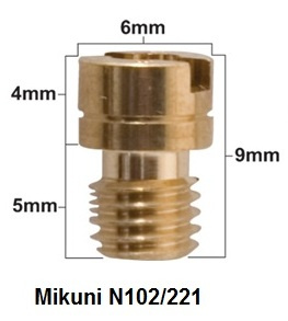 PROX DYSZA GŁÓWNA MIKUNI TYP N102/221 ŚREDNICA #137,5 ( 1 SZT. )