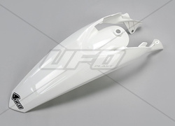 UFO BŁOTNIK TYŁ KTM EXC '12-'16 (Z PINAMI) KOLOR BIAŁY