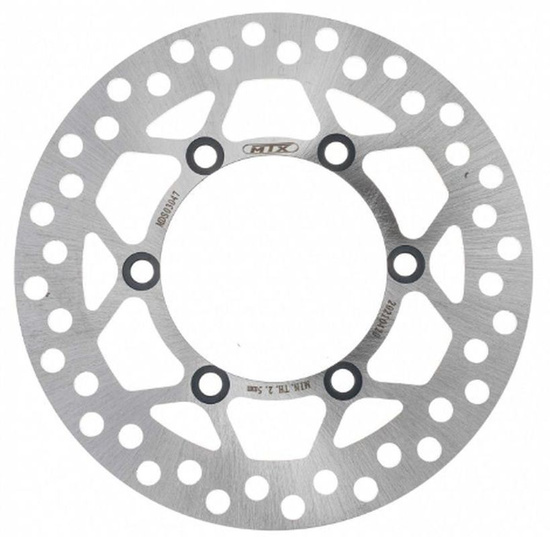 MTX PARTS TARCZA HAMULCOWA PRZÓD KAWASAKI KX 85 '01-'21, SUZUKI RM 100 '03, (184X84X4MM) (4X9,5MM)