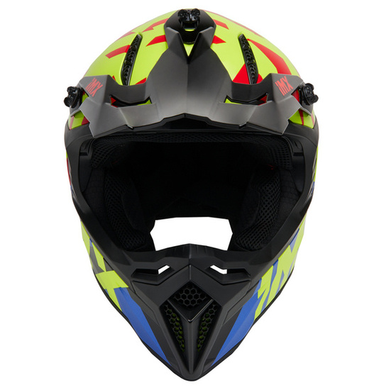 Kask iMX FMX-02 Graphic czarno biało fluo