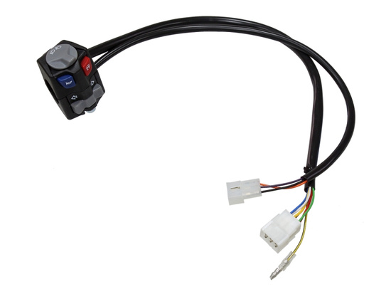 PSYCHIC PRZEŁĄCZNIK ZESPOLONY ZAPŁONU, ŚWIATEŁ, SYGNAŁU I KIERUNKOWSKAZÓW NA KIEROWNICĘ KTM EXC 125/200/250/300 (TPI) '15-20, EXCF 250/350/450/500 '15-20, FREERIDE 250/350 '15-19 (78111029000;78111070000)