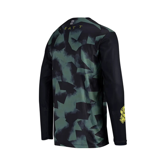 LEATT KOSZULKA ROWEROWA MTB GRAVITY 3.0 JERSEY SPINACH KOLOR ZIELONY/CZARNY ROZMIAR XL