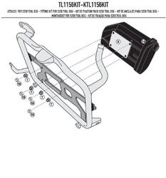 KAPPA MOCOWANIE SKRZYNKI NARZĘDZIOWEJ KS250 DO STELAŻY KL1156, KL1158