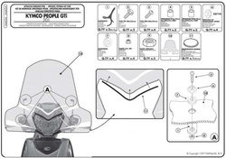 KAPPA MOCOWANIE SZYBY KYMCO People GTi 125-300 (10-11)