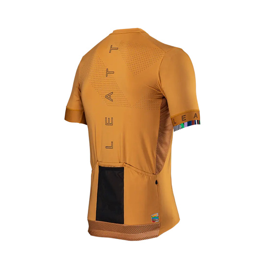 LEATT KOSZULKA ROWEROWA MTB ENDURANCE 5.0 JERSEY RUST KOLOR ZŁOTY ROZMIAR XXL
