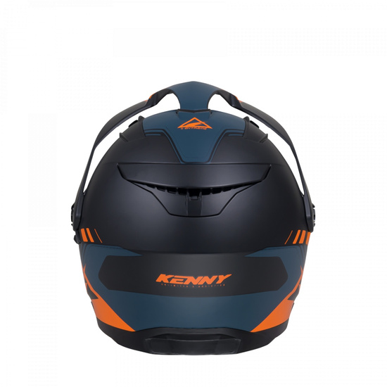 KENNY RACING KASK DUAL ADVENTURE MODEL EXTREME GRAPHIC ORANGE/PETROL MATT KOLOR CZARNY/POMARAŃCZOWY ROZMIAR M (57 - 58 CM)