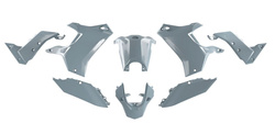 RACETECH (RTECH) KOMPLET PLASTIKÓW (BEZ PRZEDNIEGO BŁOTNIKA) T7 REVOLUTION YAMAHA TENERE 700 '19-'24 KOLOR SZARY