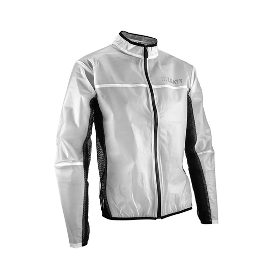 LEATT KURTKA PRZECIWDESZCZOWA MTB ROWEROWA (PRZEŹROCZYSTA) JACKET RACECOVER TRANSCULENT ROZMIAR M