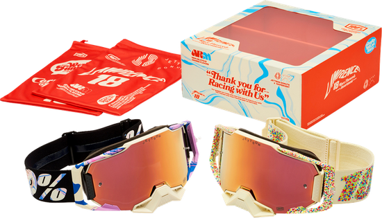 Gogle 100% Armega Donut 2 Pack - szybka Lustrzana - Edycja specjalna