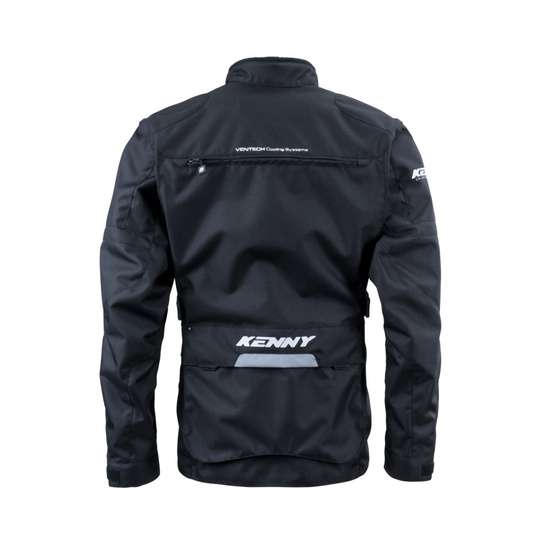 KENNY RACING KURTKA ADVENTURE/ENDURO MODEL TITANIUM BLACK KOLOR CZARNY/BIAŁY ROZMIAR L