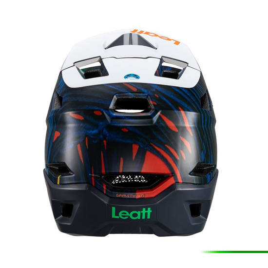 LEATT KASK ROWEROWY MTB GRAVITY 4.0 V24 HELMET JUNGLE KOLOR GRANATOWY/BIAŁY ROZMIAR S (55-56 cm)