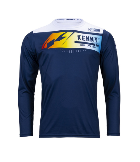 KENNY RACING KOSZULKA ROWEROWA MTB MODEL ELITE NAVY KOLOR NIEBIESKI/BIAŁY/CZERWONY ROZMIAR S