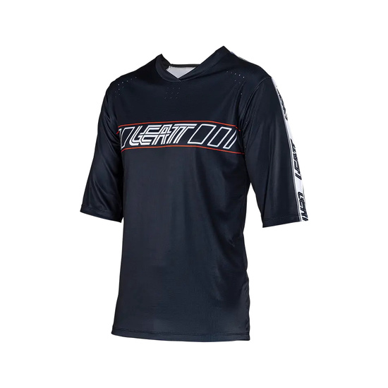 LEATT KOSZULKA ROWEROWA MTB ENDURO 3.0 JERSEY BLACK KOLOR CZARNY ROZMIAR S
