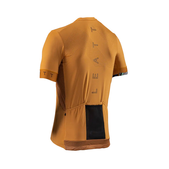 LEATT KOSZULKA ROWEROWA MTB ENDURANCE 5.0 JERSEY RUST KOLOR ZŁOTY ROZMIAR XXL