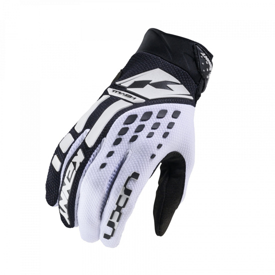 KENNY RACING RĘKAWICE CROSS/ENDURO MODEL TRACK WHITE/BLACK KOLOR BIAŁY/CZARNY ROZMIAR L