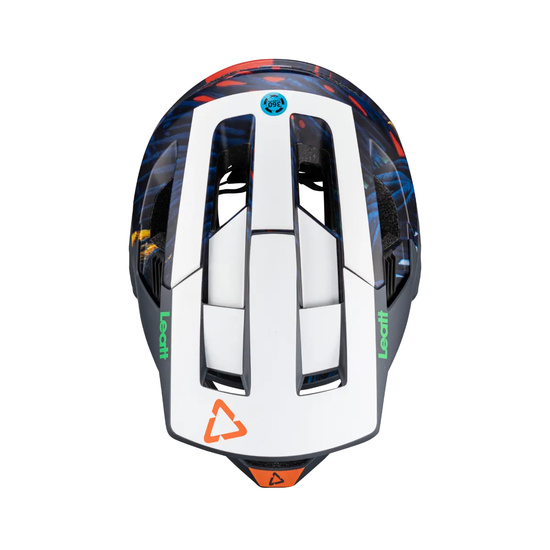 LEATT KASK ROWEROWY MTB ENDURO 4.0 (WYPINANA SZCZĘKA) V24 HELMET JUNGLE KOLOR GRANATOWY/BIAŁY ROZMIAR S (51-55 cm)