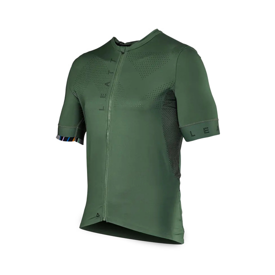 LEATT KOSZULKA ROWEROWA MTB ENDURANCE 5.0 JERSEY SPINACH KOLOR ZIELONY ROZMIAR XL