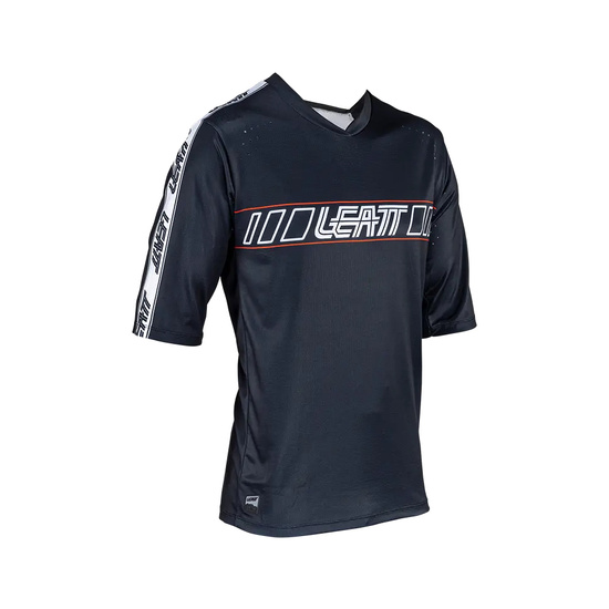 LEATT KOSZULKA ROWEROWA MTB ENDURO 3.0 JERSEY BLACK KOLOR CZARNY ROZMIAR S