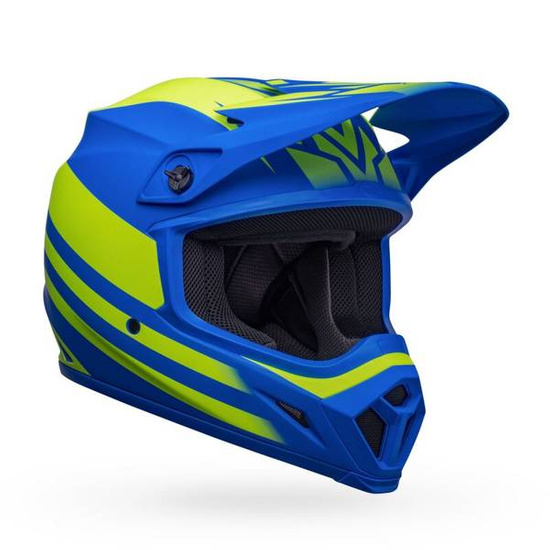 Kask BELL Mx-9 Mips Disrupt Mat niebiesko zielony