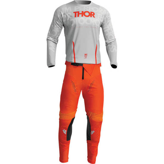 Bluza THOR PULSE Mono szaro pomarańczowa