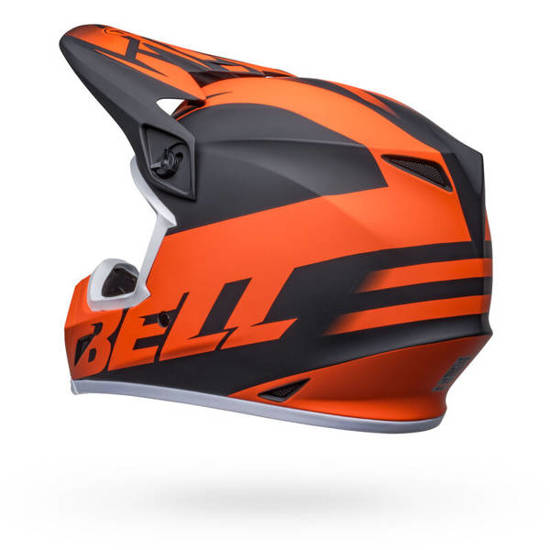 Kask BELL Mx-9 Mips Disrupt Mat czarno pomarańczowy