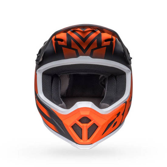 Kask BELL Mx-9 Mips Disrupt Mat czarno pomarańczowy