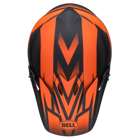 Kask BELL Mx-9 Mips Disrupt Mat czarno pomarańczowy