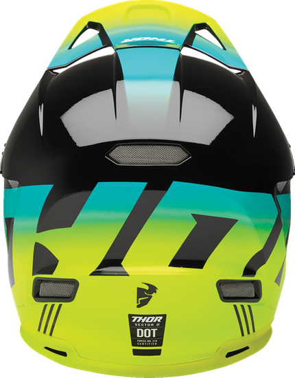 Kask THOR Sector 2 Carve czarny fluo