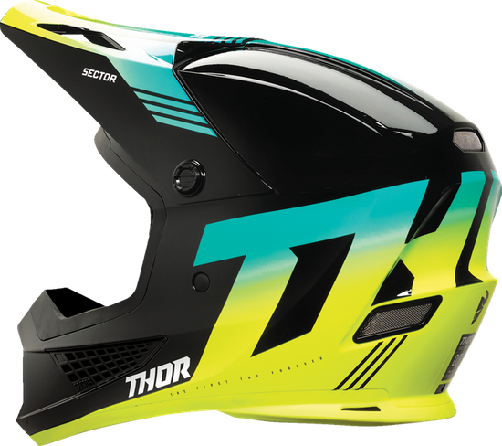 Kask THOR Sector 2 Carve czarny fluo